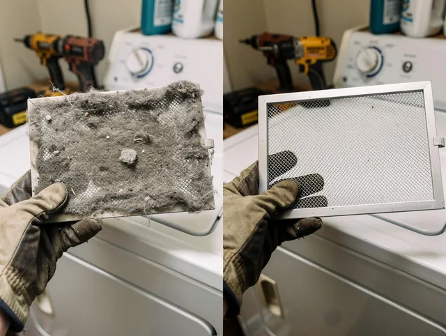 Professional lint trap cleaning by Aliso Viejo Dryer Vent Cleaning in Aliso Viejo