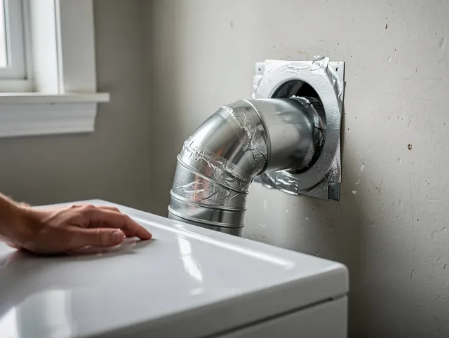 Aliso Viejo Dryer Vent Cleaning expert performing professional dryer vent repair and installation in Aliso Viejo