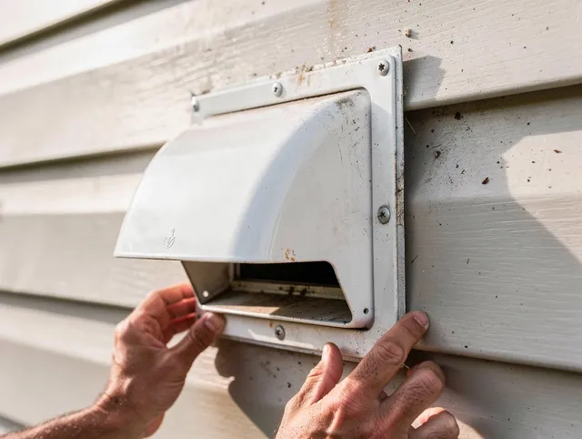 Aliso Viejo Dryer Vent Cleaning technician delivering thorough residential dryer vent cleaning service in Aliso Viejo